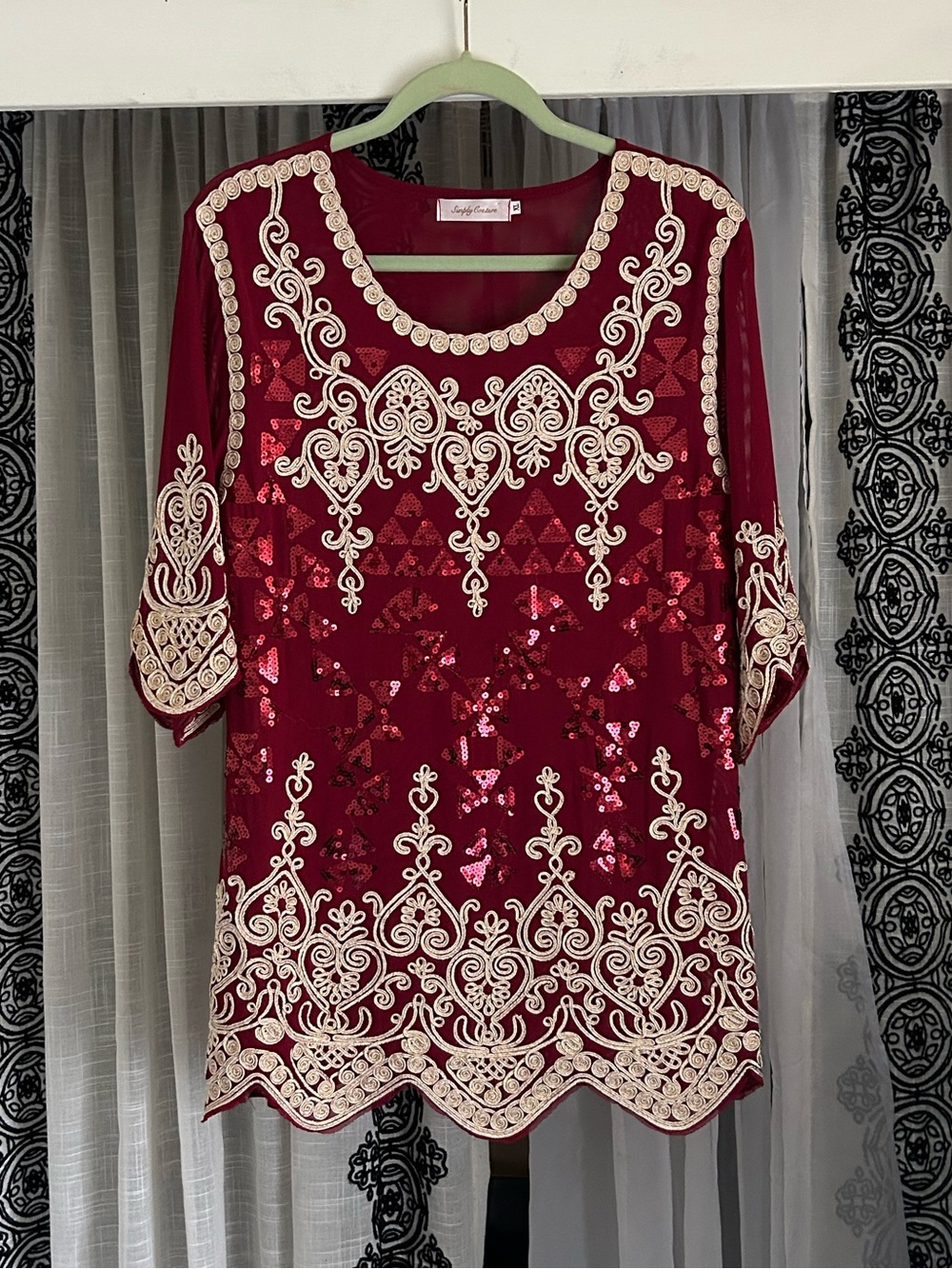 Embellished Blouse Simply Couture